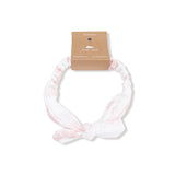 Farm Toile Pink Knot Headband