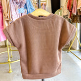 Brown Sweater Top