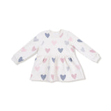 Hearts Drop Waist Dress