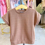 Brown Sweater Top