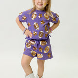 Purple Football Top