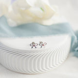 Silver Bow Earrings