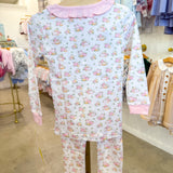 Girls Pumpkin Two Pcs Loungewear