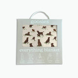 Chocolate Lab Dogs- Everything Blanket