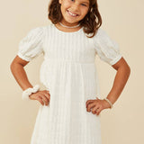 Simone Textured Knit Puff Sleeve Dress