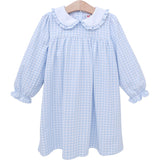 Catherine Dress- Light Blue Gingham