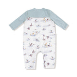 Migrating Mallards Romper W/ Contrast