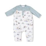 Migrating Mallards Romper W/ Contrast