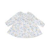 Sweet Rose Calico Smocked Ruffle LS Dress + Leggings