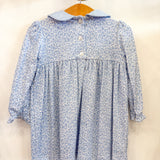 Girls Blue Liberty Print Dress