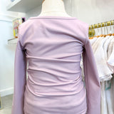 Mauve Long Sleeve Athletic Top