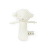 Friendly Chime Rattle- White Lamb