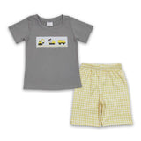Engineering Vehicle Shorts Set