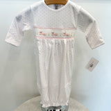 Pink Lamb Smocked Gown