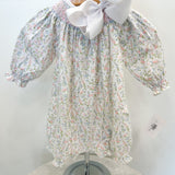 Vivian Floral Smocked Bubble
