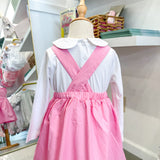 Light Pink Ruffle Jumper Dress