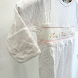 Pink Lamb Smocked Gown