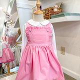 Light Pink Ruffle Jumper Dress