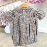 Sabrina Peachy Pink Floral Bubble