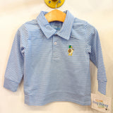 Blue Striped Mallard Polo