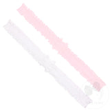 Add-A-Bow Ruffle Elastic Pink