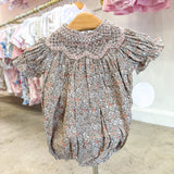 Sabrina Peachy Pink Floral Bubble