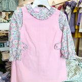 Pink Liberty Corduroy Dress