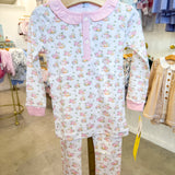 Girls Pumpkin Two Pcs Loungewear