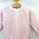Pink Gingham Jogger Set