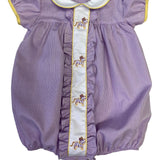 Milly LSU Lavender Gingham Bubble