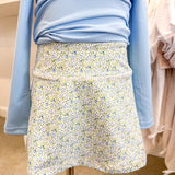 Blue Floral Tennis Skirt