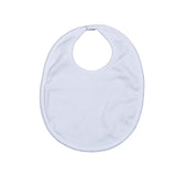 White Bib - White Picot Trim