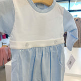 Blue Striped Footie