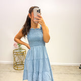 Isabella Denim Mini Dress