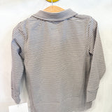 Gray Striped Tractor Polo