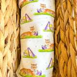 Mascot Mania In Louisiana Swaddle Blanket