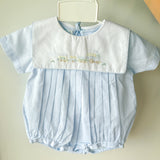 Jackson Blue Train Romper