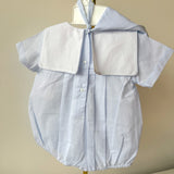 Jackson Blue Train Romper