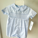 Micheal Blue Romper & Hat