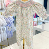 Vivian Floral Bishop Footie