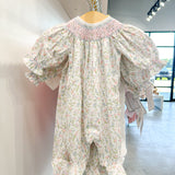 Vivian Floral Bishop Footie