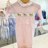 Pink Striped Rocking Horse Gown