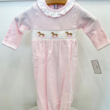 Pink Striped Rocking Horse Gown