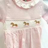Pink Striped Rocking Horse Gown
