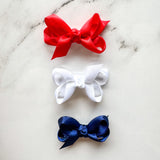 Baby Satin Bows Multipack- School