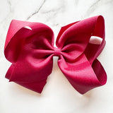 King Classic Bow Burgundy