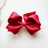 Small Classic Bow Cranberry
