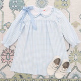 Catherine Dress- Light Blue Gingham