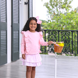 Laura Light Pink Ruffle Pullover