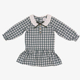 Wendy Dress Green Plaid Flannel